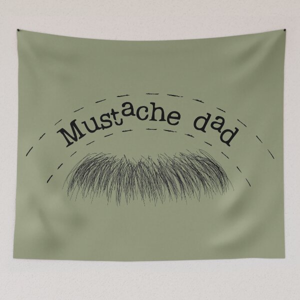 Item preview, Mustache Dad   designed and sold by parazitgoodz.