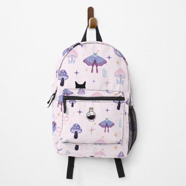 Item preview, Mystical Moth & Mushroom Aesthetic | Cottagecore Witchy Pattern designed and sold by onyxember.