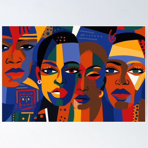 Item preview, Vibrant Afrocentric Heritage Illustration. African American History or Black History Month concept designed and sold by anytka.