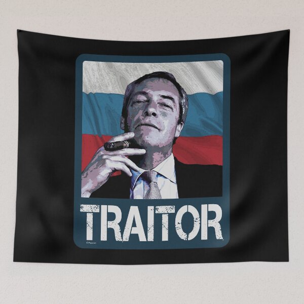 Item preview, TRAITOR FARAGE designed and sold by Paparaw.