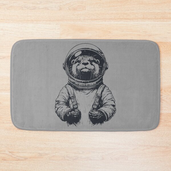 Item preview, Otter Astronaut Vintage designed and sold by TomFrontierArt.