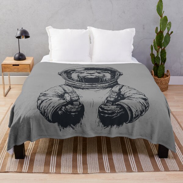 Item preview, Otter Astronaut Vintage designed and sold by TomFrontierArt.