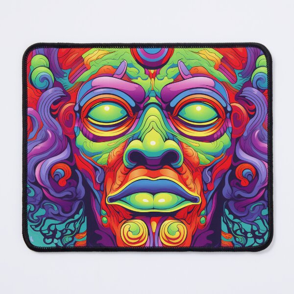 Item preview, Vibrant hair portrait of a man designed and sold by anytka.