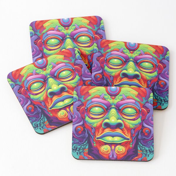 Item preview, Vibrant hair portrait of a man designed and sold by anytka.