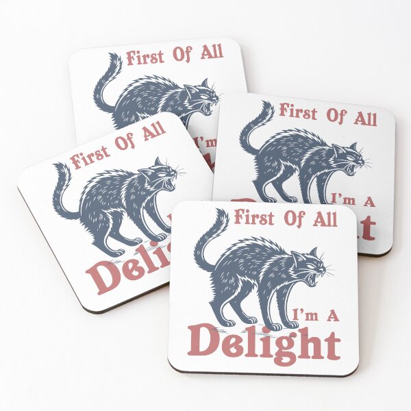 Item preview, First Of All I'm Delight - Funny Cat Lover Owner Ideas designed and sold by tcvnguyen.