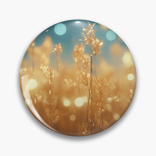 Item preview, Golden grass swaying under blue sky designed and sold by anytka.