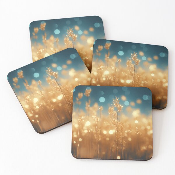 Item preview, Golden grass swaying under blue sky designed and sold by anytka.