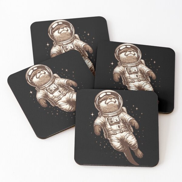 Item preview, Funny Otter Astronaut Vintage designed and sold by TomFrontierArt.
