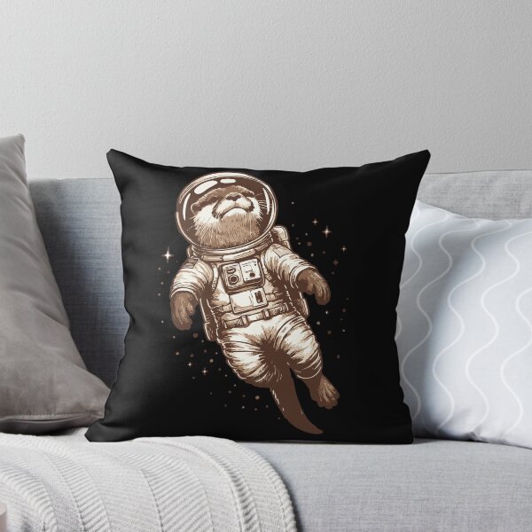 Item preview, Funny Otter Astronaut Vintage designed and sold by TomFrontierArt.