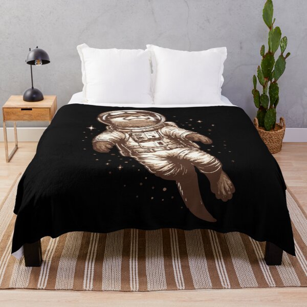 Item preview, Funny Otter Astronaut Vintage designed and sold by TomFrontierArt.