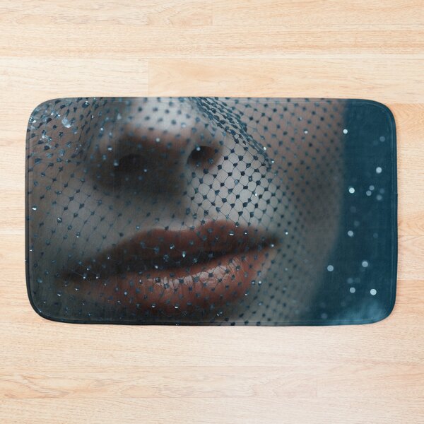 Item preview, Mysterious Woman: Close-Up with Blue Mesh Veil designed and sold by anytka.