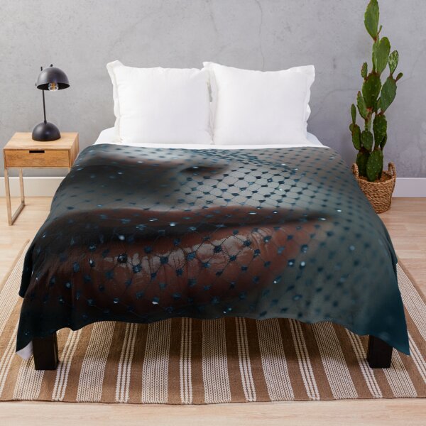 Item preview, Mysterious Woman: Close-Up with Blue Mesh Veil designed and sold by anytka.