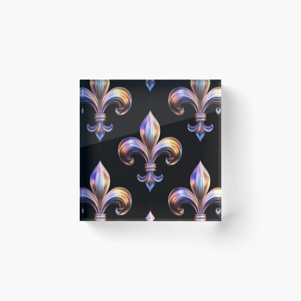 Item preview, Fleur de Lis Pattern: Purple/Gold designed and sold by muskitt.