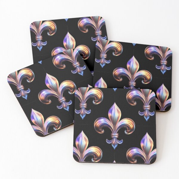 Item preview, Fleur de Lis Pattern: Purple/Gold designed and sold by muskitt.