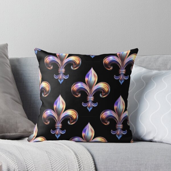 Item preview, Fleur de Lis Pattern: Purple/Gold designed and sold by muskitt.