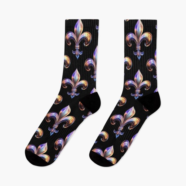 Item preview, Fleur de Lis Pattern: Purple/Gold designed and sold by muskitt.