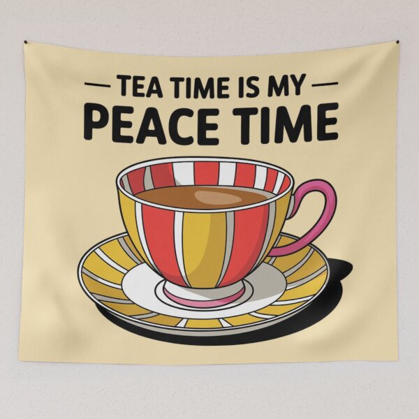 Item preview, Tea Time Is My Peace Time designed and sold by 123ks.