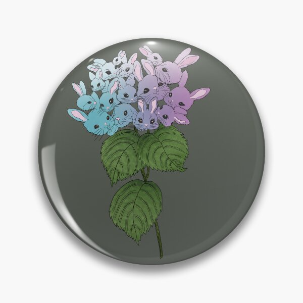 Item preview, Bunnydrangea - Bunny and Hydrangea Animal-Flower Hybrid  designed and sold by Marguerite Artistry.