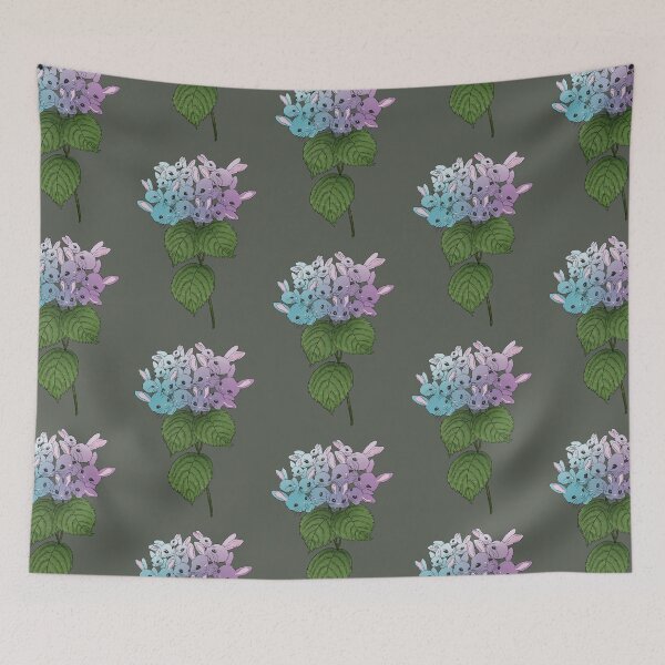 Item preview, Bunnydrangea - Bunny and Hydrangea Animal-Flower Hybrid  designed and sold by Marguerite Artistry.