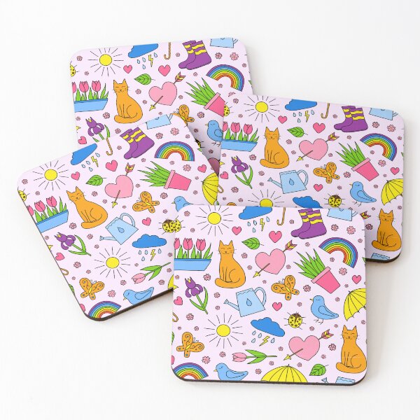 Item preview, spring seamless pattern designed and sold by miss madison creates.