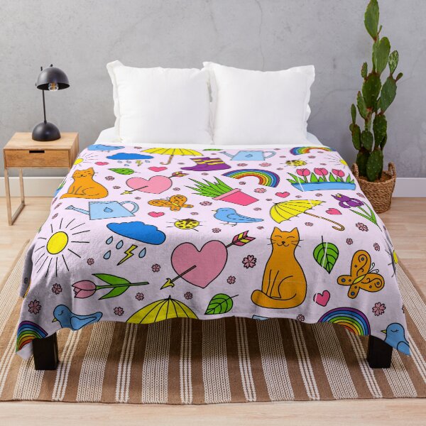 Item preview, spring seamless pattern designed and sold by miss madison creates.