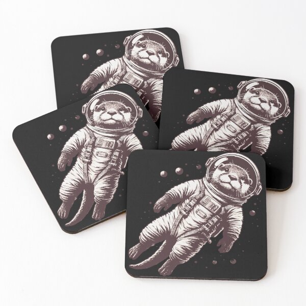 Item preview, Funny Space Otter Astronaut Vintage designed and sold by TomFrontierArt.