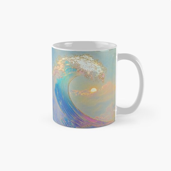 Item preview, Rainbow Ocean Wave Painting designed and sold by MagicalOceanArt.