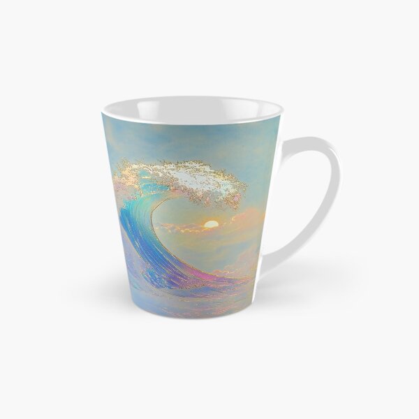 Item preview, Rainbow Ocean Wave Painting designed and sold by MagicalOceanArt.