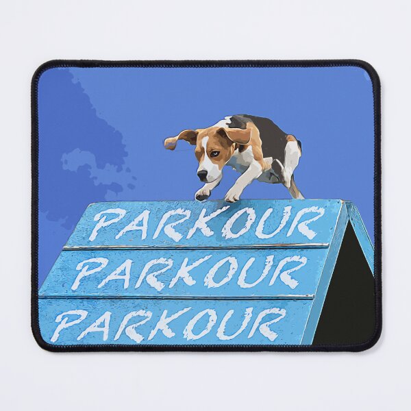 Item preview, Parkour beagle. Good dog. designed and sold by ImALuckyDog.