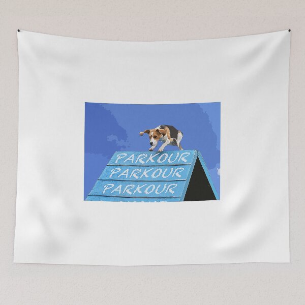Item preview, Parkour beagle.  Good dog. designed and sold by ImALuckyDog.