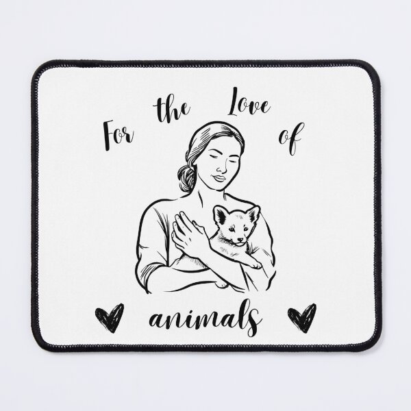 Item preview, For the love of animals – animal rights activist designed and sold by SuperLifeShop.