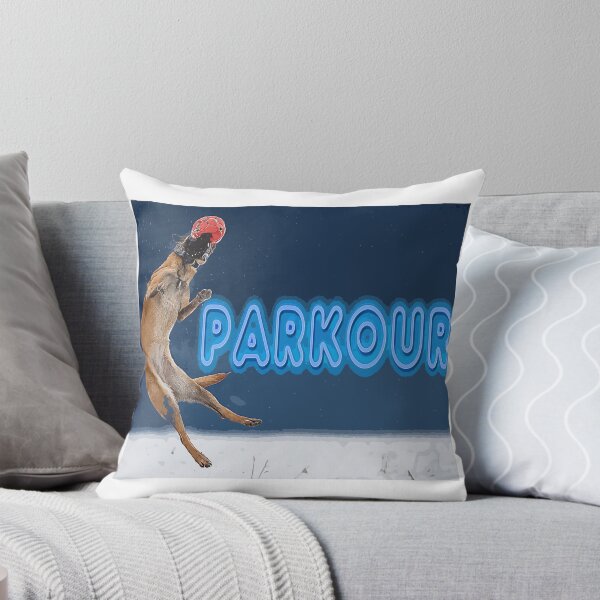 Item preview, Parkour.  Dogs do it all day. designed and sold by ImALuckyDog.