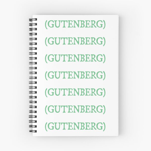 Item preview, Gutenberg Parenthesis designed and sold by Gopherstown, OR.