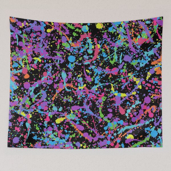 Item preview, Multicolor paint splash pattern designed and sold by cutecrazytshirt.
