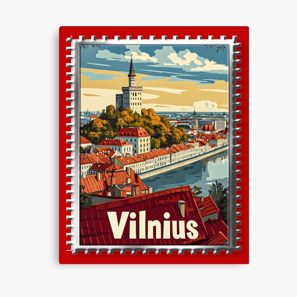 Item preview,  Vintage Framed Art Vilnius designed and sold by SoldierAlways.