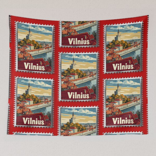 Item preview,  Vintage Framed Art Vilnius designed and sold by SoldierAlways.