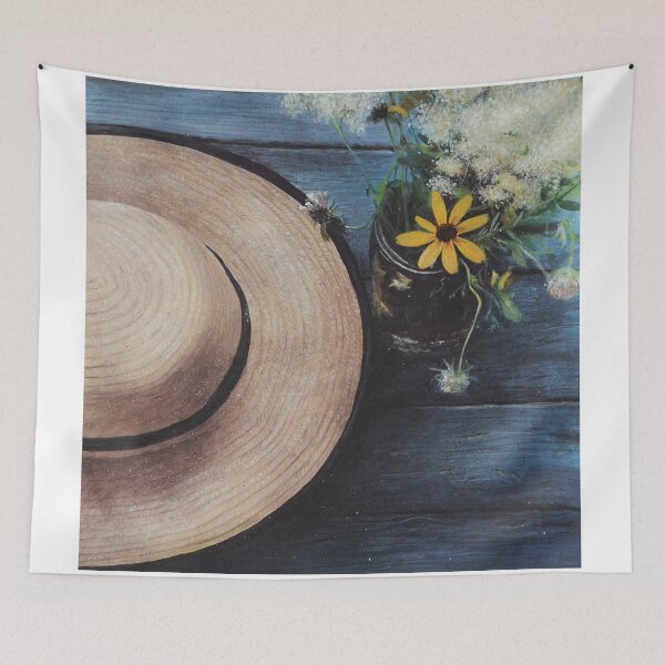 Item preview, Etude with hat and flowers designed and sold by SophieWolf.