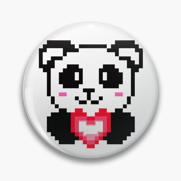 Item preview, Pixel Panda with a Loving Heart designed and sold by K1llexx.