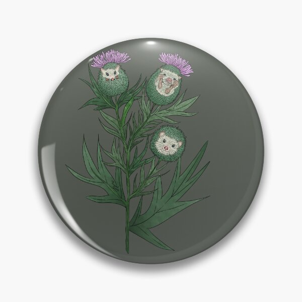 Item preview, Thistlehog - Thistle and Hedgehog Animal-Flower Hybrid  designed and sold by Marguerite Artistry.