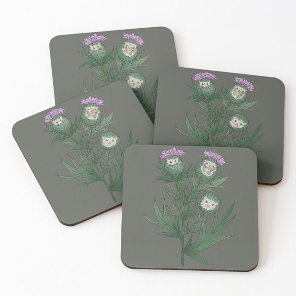 Item preview, Thistlehog - Thistle and Hedgehog Animal-Flower Hybrid  designed and sold by Marguerite Artistry.