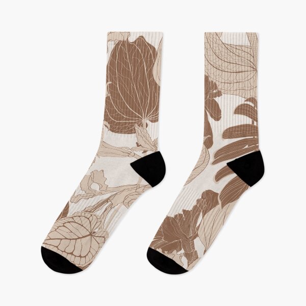 Item preview, Seamless floral pattern with line tropical flowers and palm leavs and anthurium leaves. designed and sold by MatyKotiv.