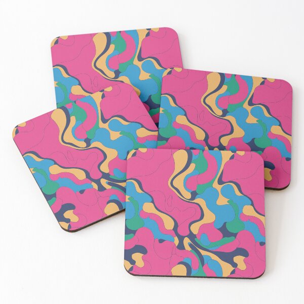 Item preview,  Pink Fluid | Organic | Geometric Pattern designed and sold by RedCircleArt.