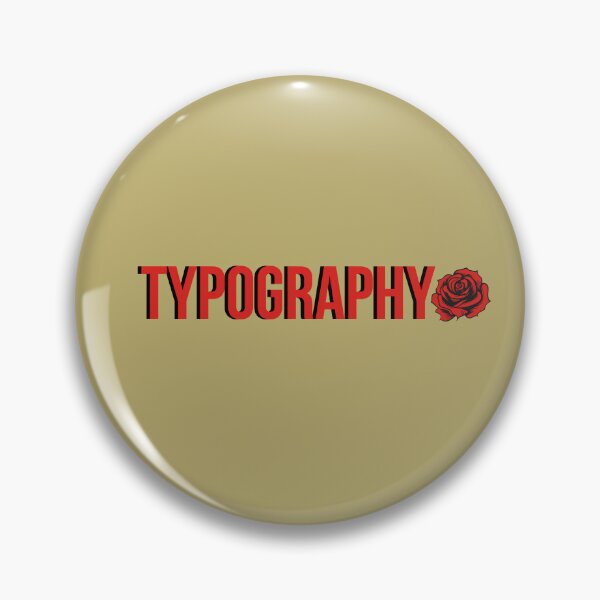 Item preview, Typography Red Rose by Linavi designed and sold by Linavi.