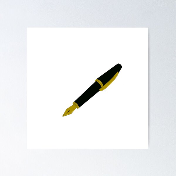 Item preview, pluma fuente designed and sold by blackcatangie.