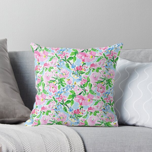 Item preview, Preppy Watercolor Spring Pastel Floral Lilly Aesthetic Pattern designed and sold by Creative Brat Design Studio.