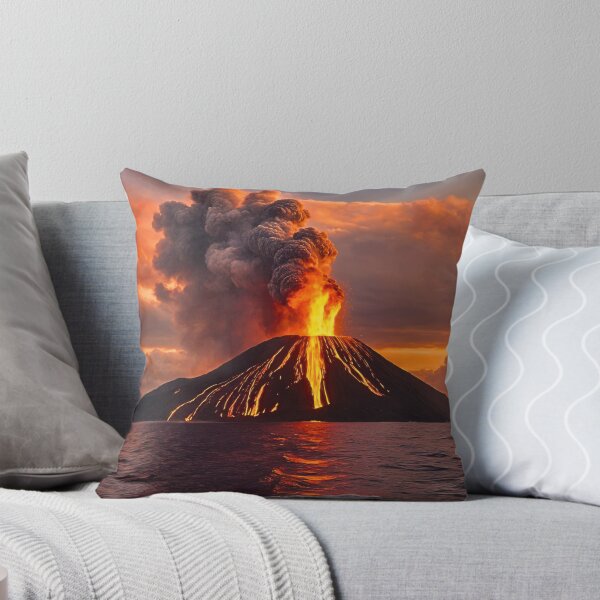 Item preview, Volcanic Eruption in the Ocean designed and sold by PhoceaWallpaper.