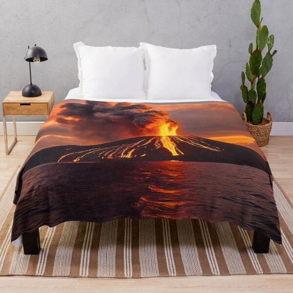 Item preview, Volcanic Eruption in the Ocean designed and sold by PhoceaWallpaper.
