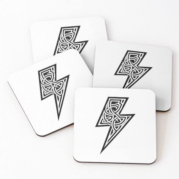 Item preview, Celtic Lightning Bolt Modern Irish Design designed and sold by CELTIC-DESIGNS.
