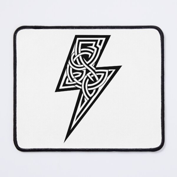 Item preview, Celtic Lightning Bolt Modern Irish Design designed and sold by CELTIC-DESIGNS.