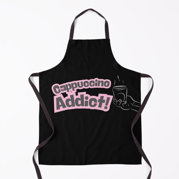Item preview, CAPPUCCINO ADDICT Grey Highlight cute design designed and sold by LeesClose123.